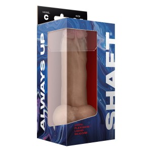Shaft Model C 8.5 Inch Liquid Silicone Dong With Balls Pine