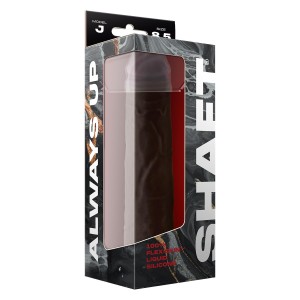 Shaft Model J 8.5 Inch Liquid Silicone Dong Mahogany