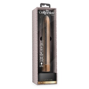 The Collection Lattice 7 Inch Rechargeable Vibe Rose Gold