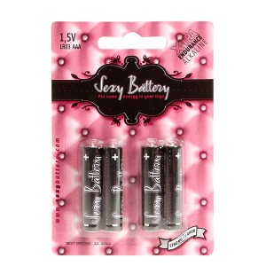 Sexy Battery Alkaline 4pc. Blister Aaa