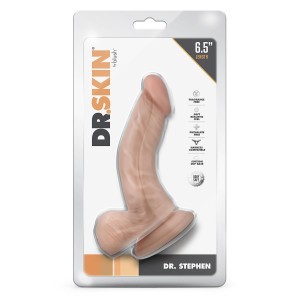 Dr. Skin Dr. Stephen 6.5 Inch Dildo With Balls Beige