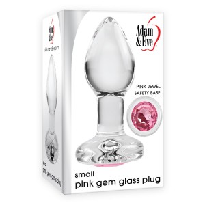 A&e Pink Gem Glass Plug Small