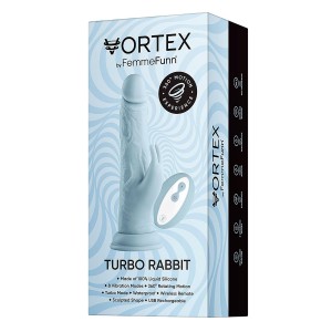 Femmefunn Wireless Turbo Rabbit Light Blue