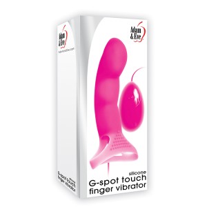 A&e G Spot Touch Finger Vibrator Pink