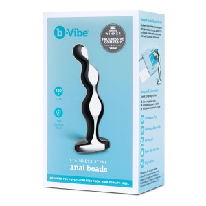 B-vibe Stainless Steel Anal Beads