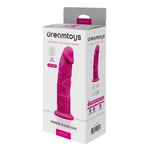 Real Love Dildo 7.5inch Fuchsia