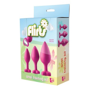 Flirts Anal Training Kit Gem Stone Pink