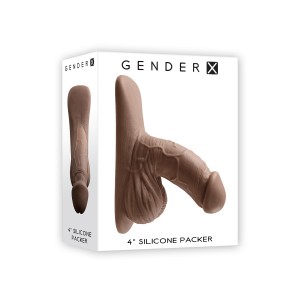Gender X 4 Inch Silicone Packer Dark