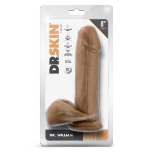 Dr. Skin Dr. William 8 Inch Dildo With Balls Tan