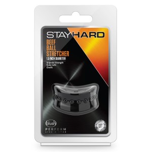 Stay Hard Beef Ball Stretcher Black