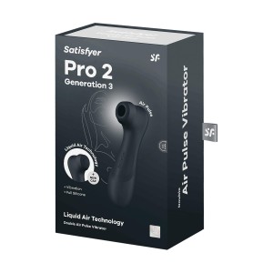 Satisfyer Pro 2 Generation 3  With Liquid Air  Dark Grey