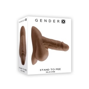 Gender X Stand To Pee Silicone, Dark Flesh