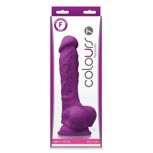 Colours Pleasures 7 Inch Dildo Purple