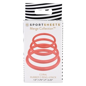 Sportsheets Coral O Ring 4 Pack