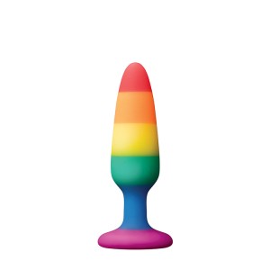 Colourful Love Rainbow Anal Plug Small