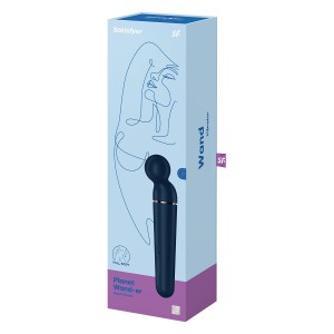 Satisfyer Planet Wand-er Blue + Rosegold