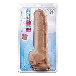 Au Naturel Big Boy 10 Inch Dildo Mocha