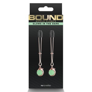 Bound Nipple Clamps G1 Rose Gold