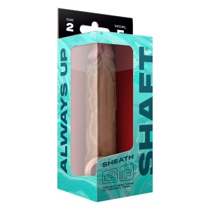 Shaft Sheath Model F 6.9 Inch Liquid Silicone Sleeve Pine