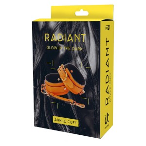 Radiant Ankle Cuff Glow In The Dark Orange