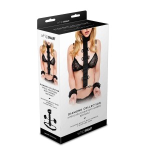 Whipsmart Diamond 3pc Restraint Set Black