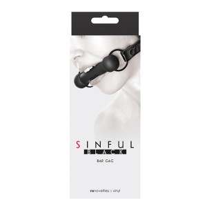 Sinful Bar Gag Black