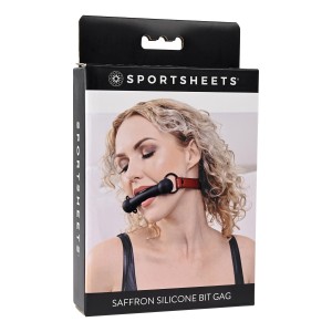 Sportsheets Saffron Silicone Bit Gag Black