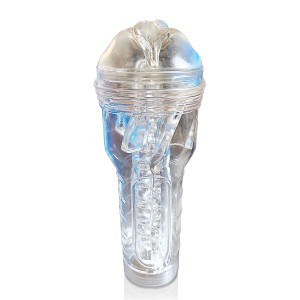Happy Ending Mstr B8 In The Clear Pussy Stroker Squeeze Box Canister