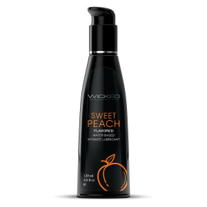 Wicked Aqua Sweet Peach Flavored Lubricant 120ml