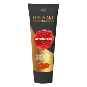 Attraction Lubricant With Pheromones Strawberry 100 Ml