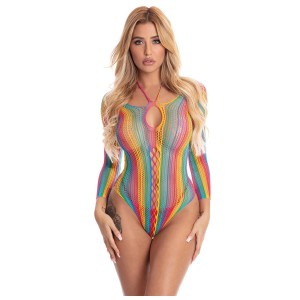 More Color Long Sleeve Bodysuit, Os