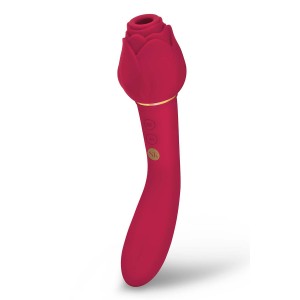 Secret Kisses Rosegasm Twosome Suction Vibe
