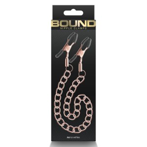Bound Nipple Clamps Dc2 Rose Gold