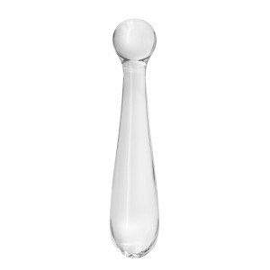 Crystal Glass Pleasure Wand Clear