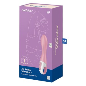 Satisfyer Air Pump Vibrator 2 Light Red