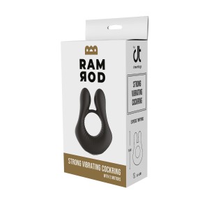 Ramrod Strong Vibrating Cockring Black