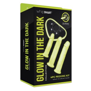 Whipsmart 4 Pcs Glow In The Dark Pegging Kit With 6, 8 And 9 Inch Dildos
