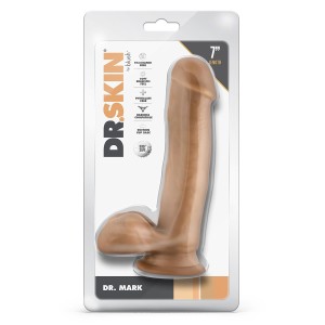 Dr. Skin Dr. Mark 7 Inch Dildo With Balls Tan