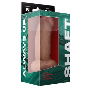 Shaft Model N 7.5 Inch Liquid Silicone Dong With Balls Pine