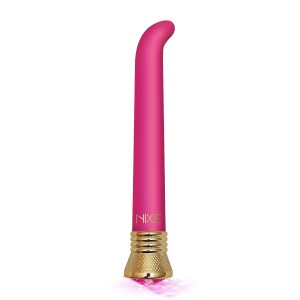 Nixie Jewel Satin G Spot Vibe Pink Tourmaline
