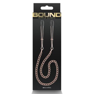 Bound Nipple Clamps Dc3 Rose Gold