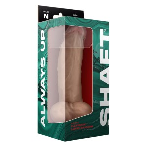 Shaft Model N 9.5 Inch Liquid Silicone Dong With Balls Pine