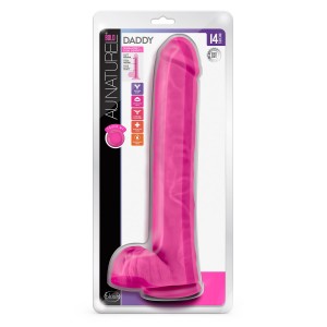 Au Naturel Bold Daddy 14 Inch Dildo Pink