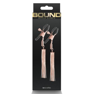 Bound Nipple Clamps D2 Rose Gold