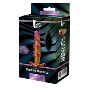 Glamour Glass Remote Vibe Beaded Plug