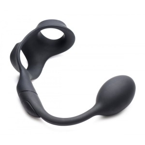 Xr Alpha Pro 10x P Bomb Cock And Ball Ring With Anal Plug