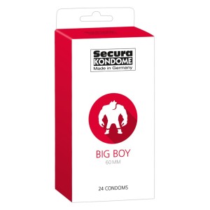 Secura Kondome Big Boy 60mm X24 Condoms