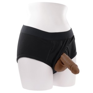 Gender X Stand To Pee Silicone Dark Flesh