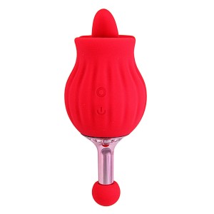 Clit-tastic Rose Bud Dual Massager Rechargeable
