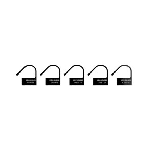Man Cage Black Spare Locks X5